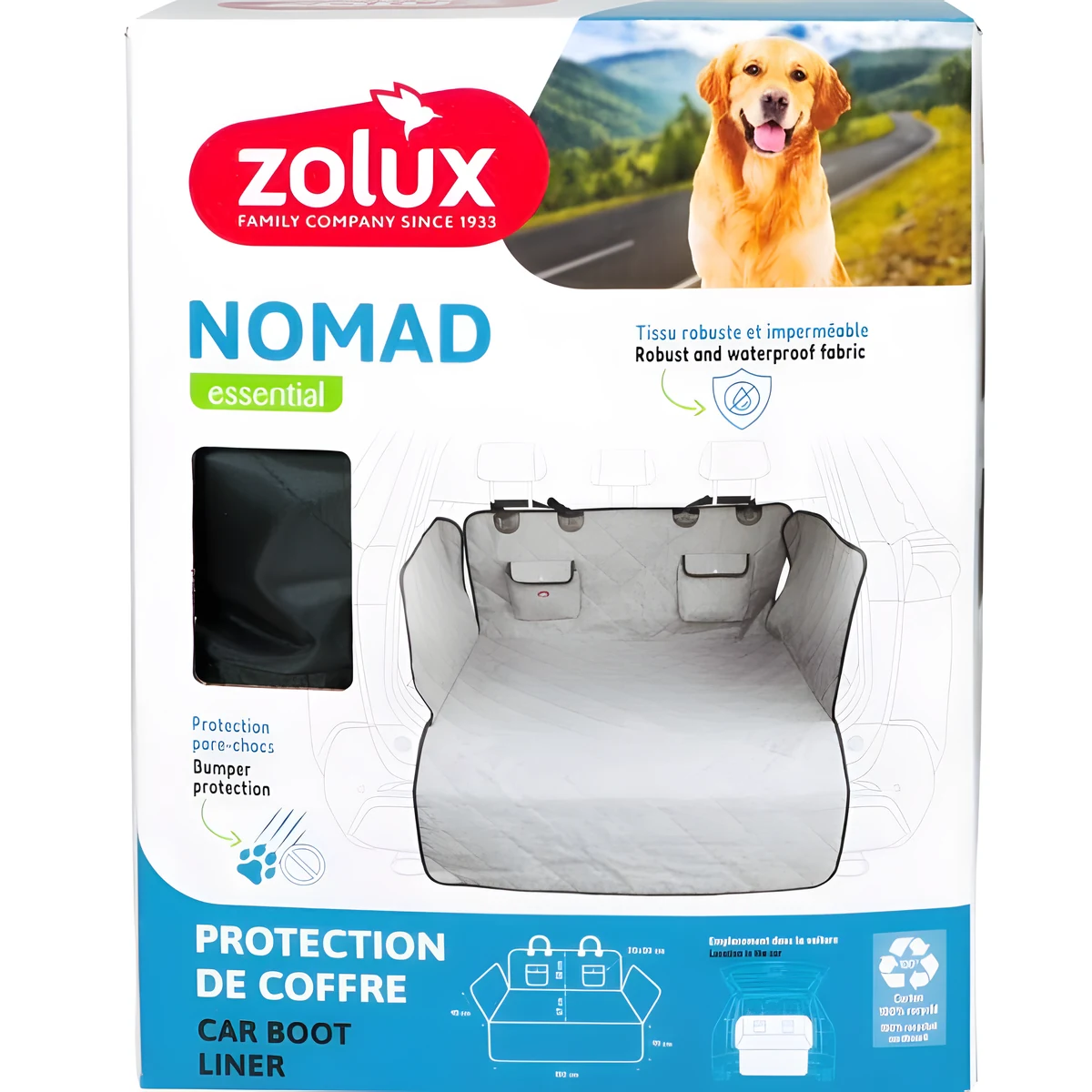 ZOLUX Pokrowiec ochronny do bagażnika samochodu NOMAD