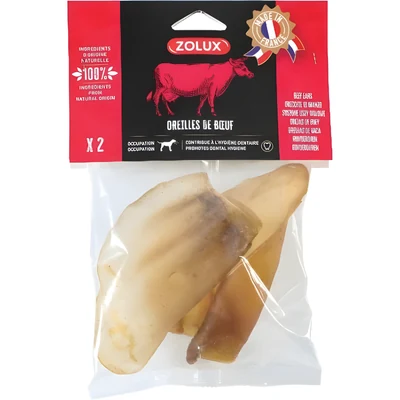 Przysmak dla psa - Suszone uszy wołowe Zolux 40g