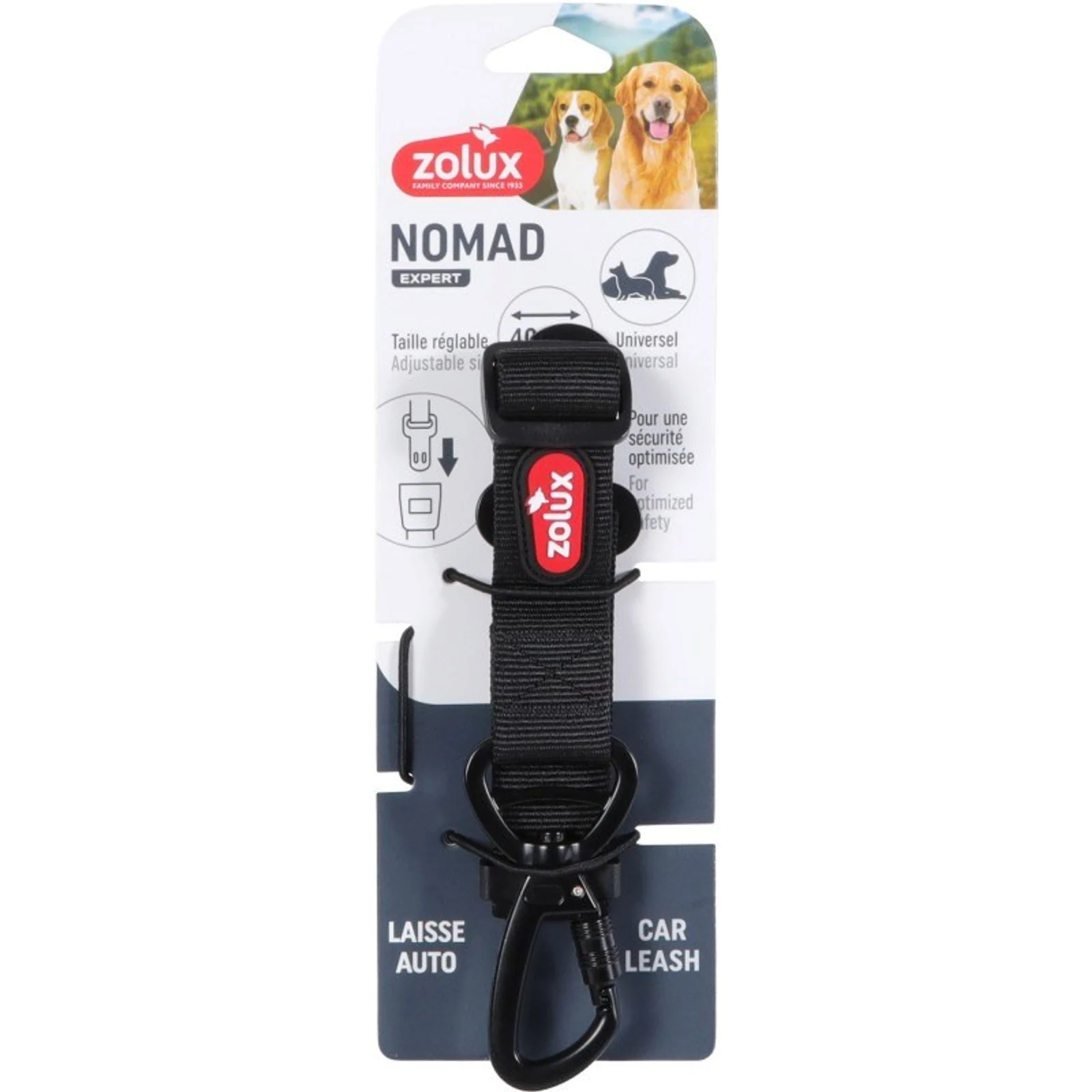 ZOLUX Samochodowy pas bezpieczeństwa dla psa NOMAD Expert — zdjęcie 1 z 2
