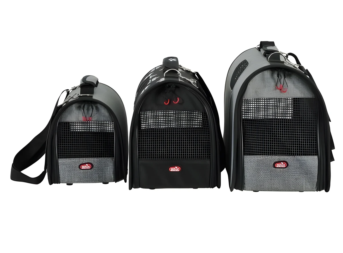 Torba transportowa dla psa i kota Zolux NOMAD L, szara, 50,5x25x33 cm