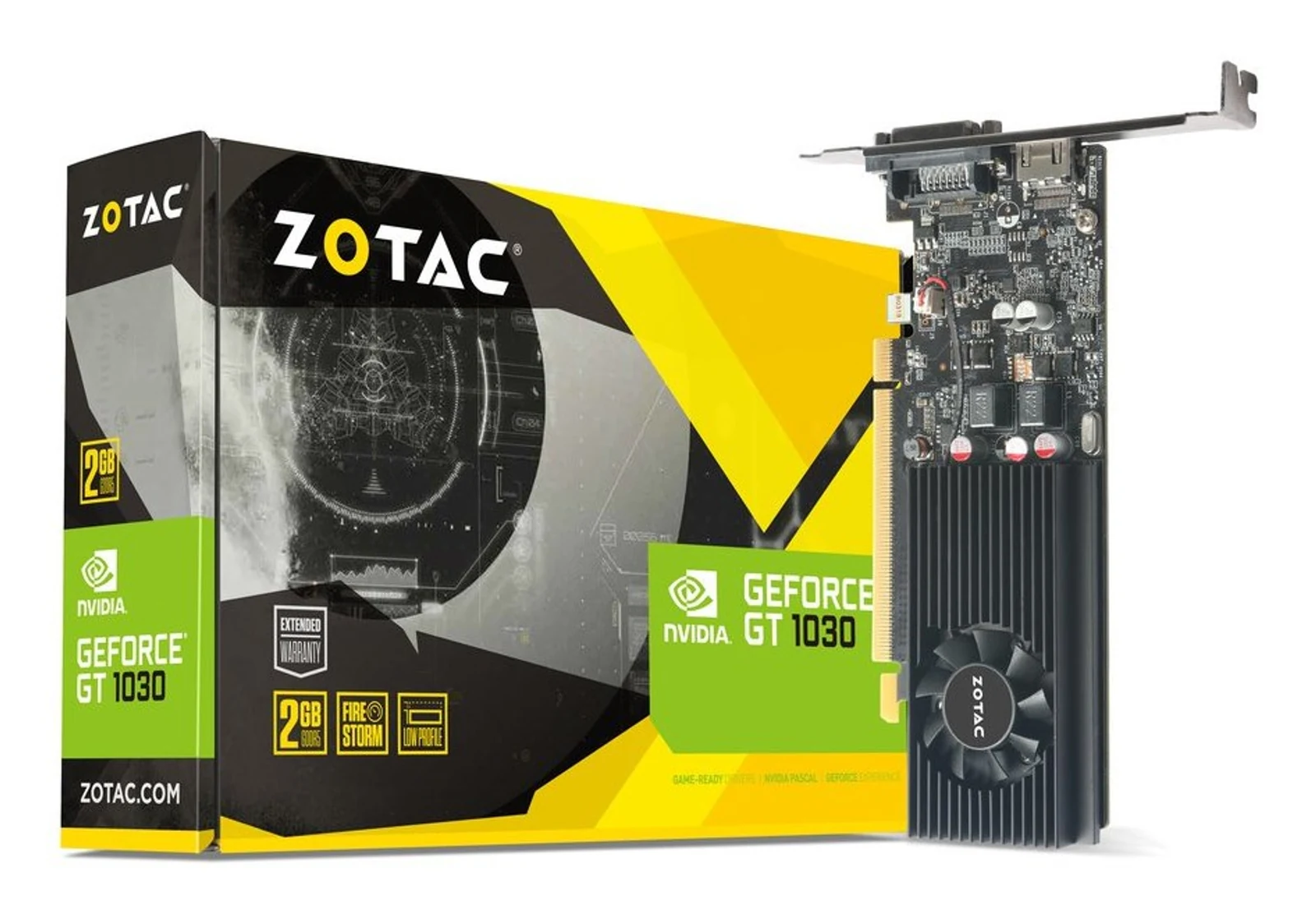 Zotac GT 1030 LP 2GB GDDR5 64b DVI-D HDMI — zdjęcie 1 z 7