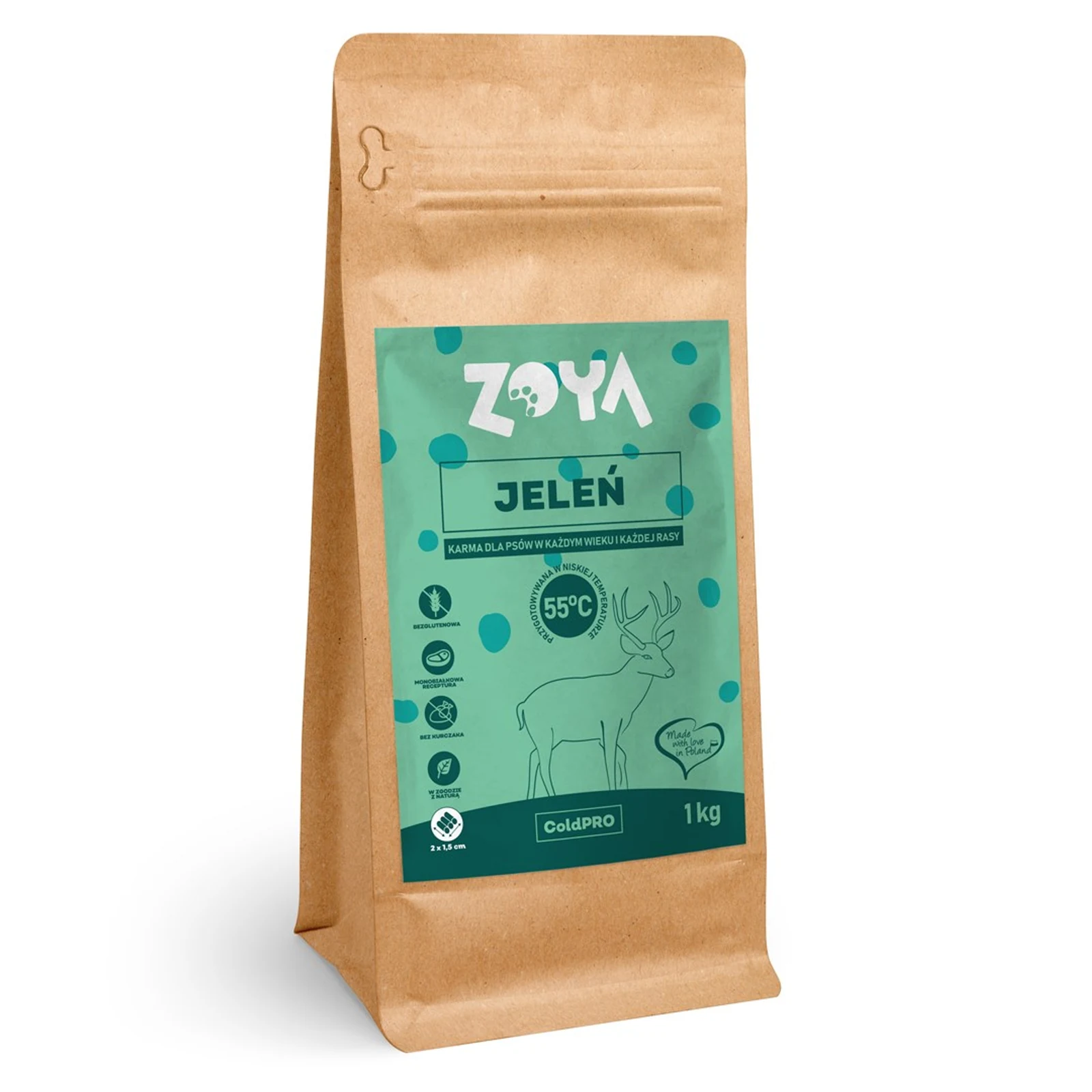 ZOYA COLDPRO Jeleń sucha karma 1kg — zdjęcie 1 z 4