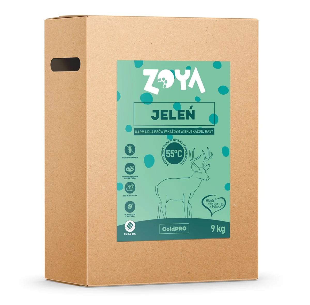 ZOYA COLDPRO Jeleń sucha karma 9kg