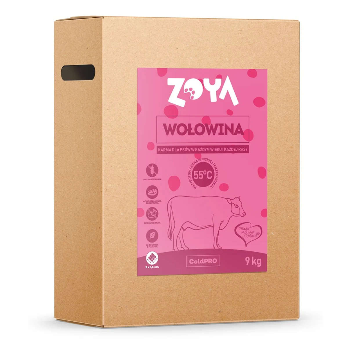 Sucha karma ZOYA COLDPRO Wołowina 9kg