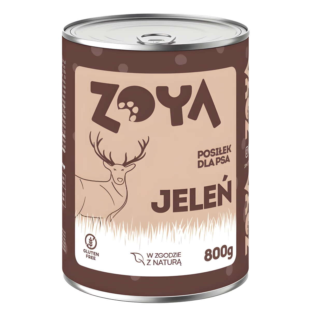 ZOYA Jeleń - 800g Karma Mokra dla Psów