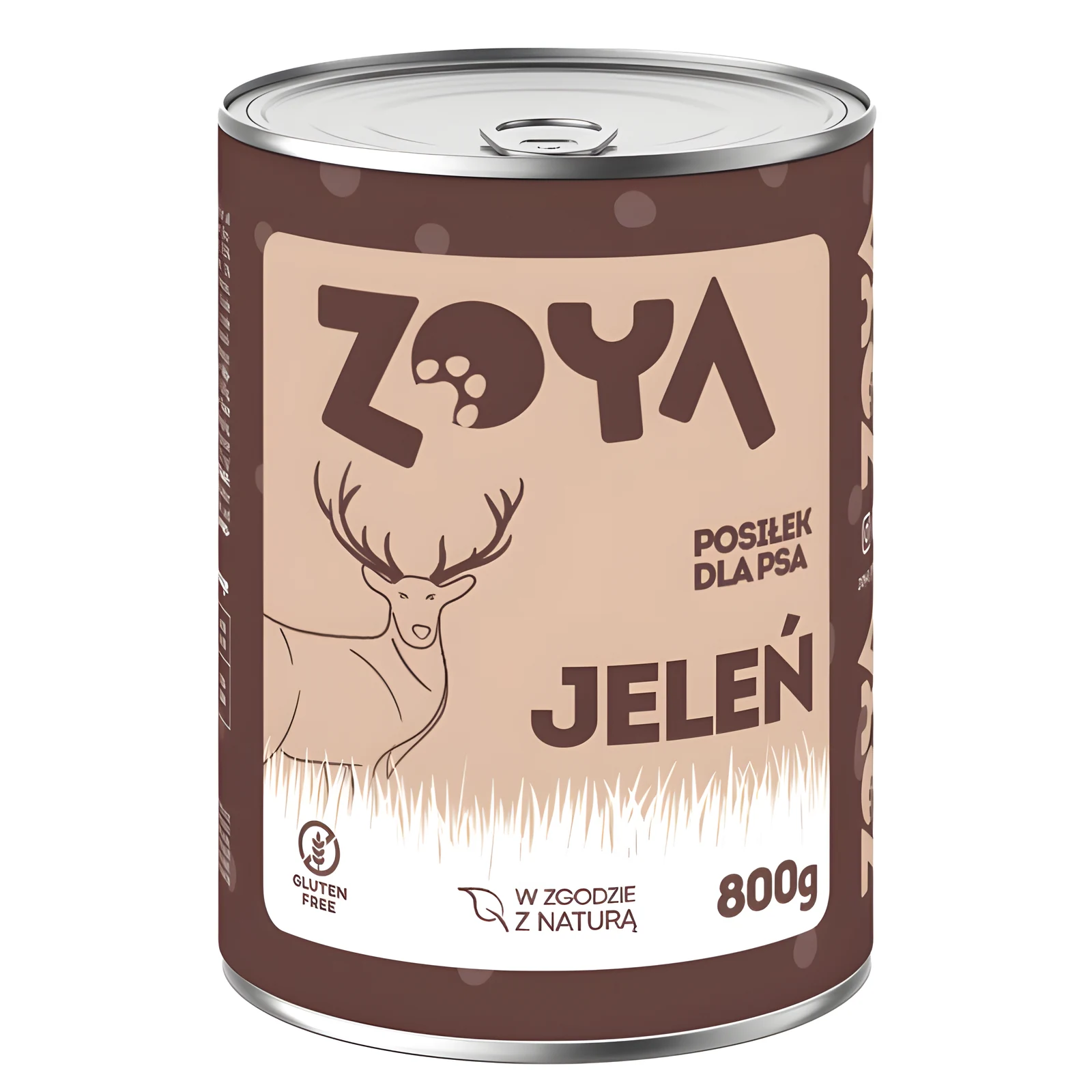 ZOYA Jeleń - 800g Karma Mokra dla Psów