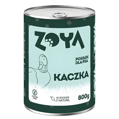 Mokra karma dla psa ZOYA Kaczka - 800g
