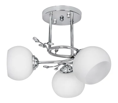Lampa sufitowa ActiveJet IrmA Nikiel Potrójna E27 do Salonu