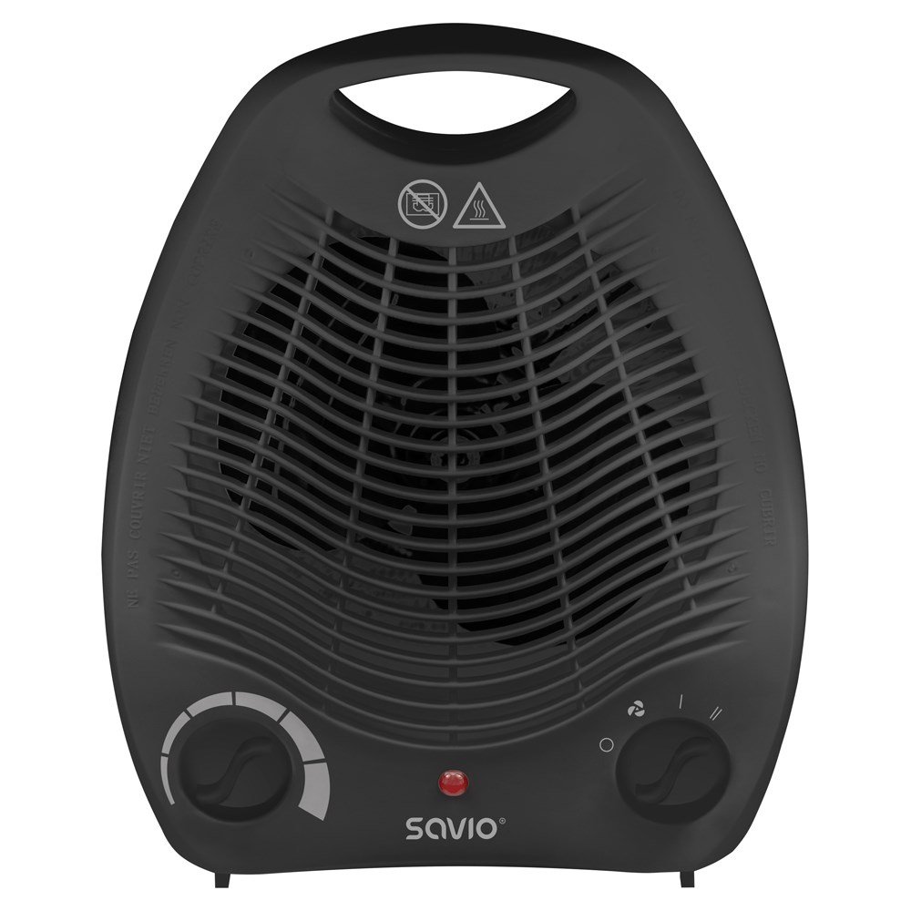 SAVIO TERMOWENTYLATOR 2000 W AD-02/B CZARNY — zdjęcie 1 z 6