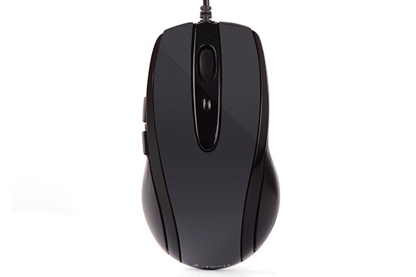 Mysz A4 TECH A4TMYS44125 - Optyczna, 1600 DPI, Czarna — zdjęcie 1 z 5