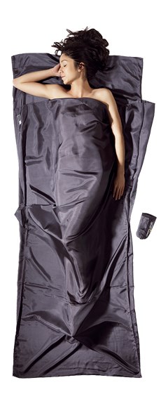 Wkładka do śpiwora Cocoon TravelSheet, rhino, szara