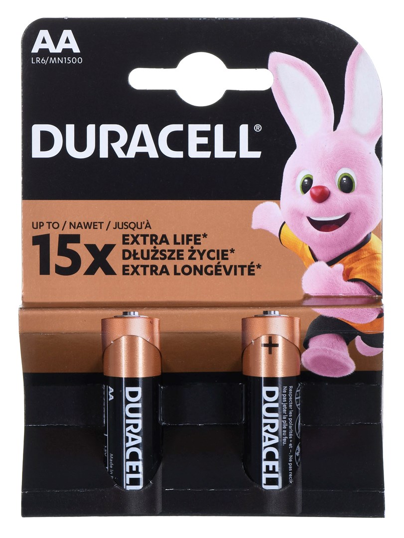 Bateria DURACELL Basic AA, 2 szt. — zdjęcie 1 z 2