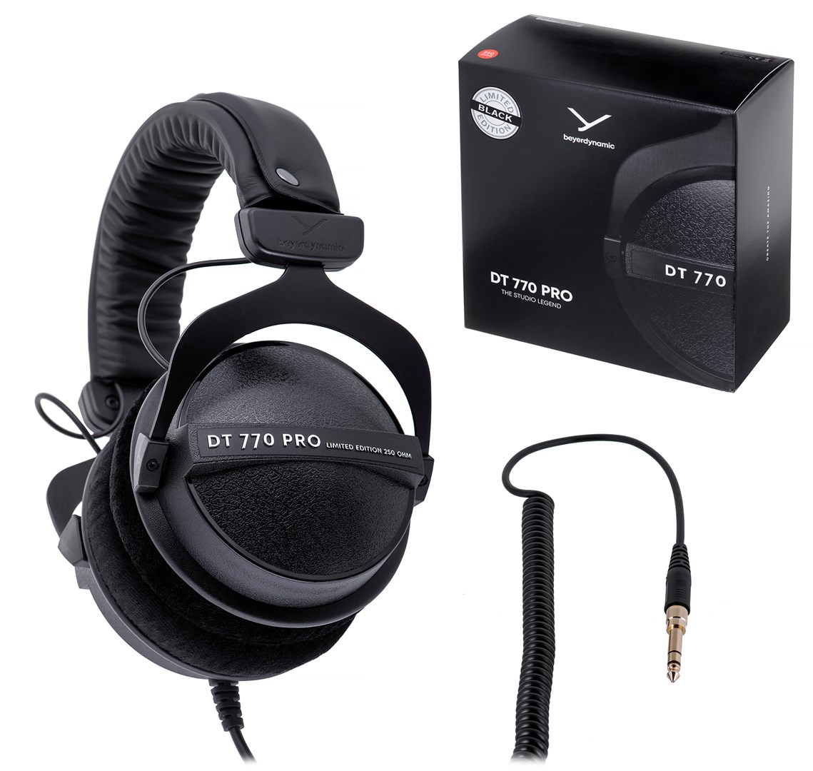 Beyerdynamic DT 770 PRO 250 OHM BLACK - Słuchawki studyjne — zdjęcie 1 z 8
