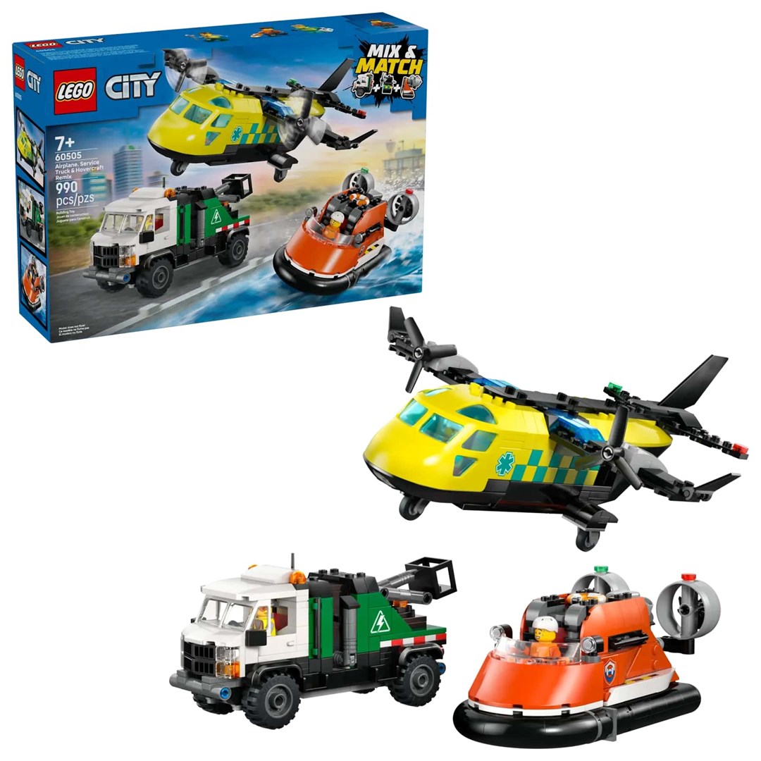 LEGO City 60505 - Zestaw z samolotem i ciężarówką — zdjęcie 1 z 8