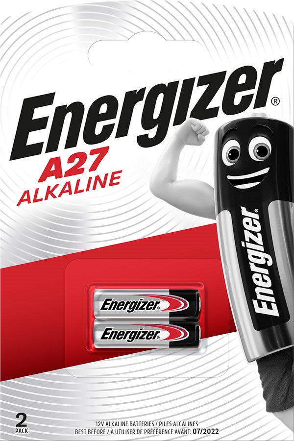 Energizer Baterie A27 27A 12V 2 Sztuki — zdjęcie 1 z 2