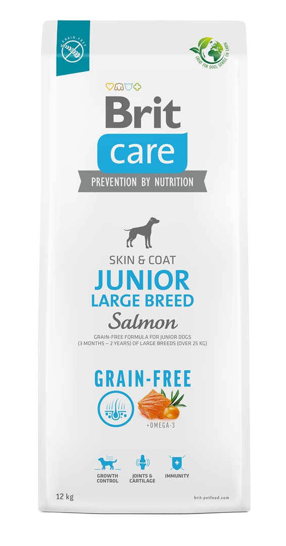 BRIT Care Grain-Free Junior Large Breed Salmon - 12 kg