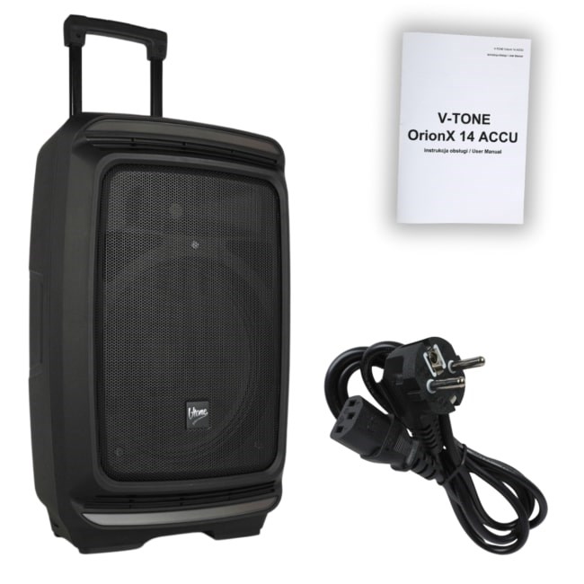 V-TONE OrionX 14 ACCU - Kolumna aktywna czarna — zdjęcie 1 z 8