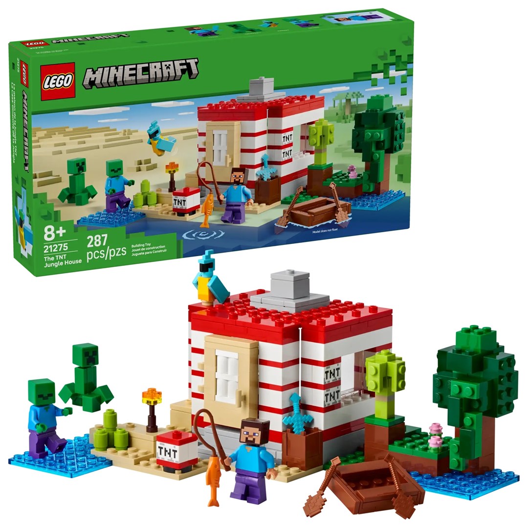 LEGO Minecraft 21275 - Dom TNT w dźungli — zdjęcie 1 z 8