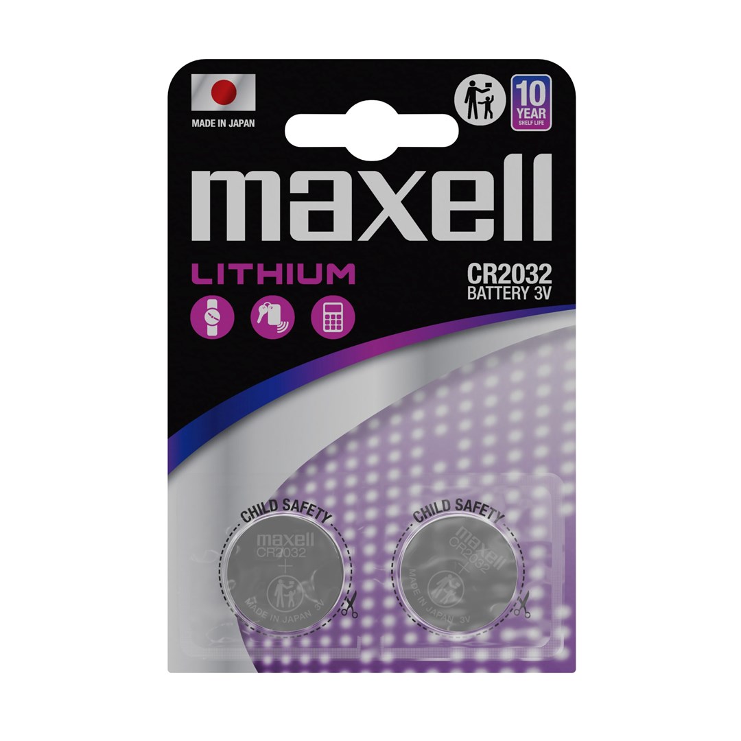 MAXELL CR2032 Bateria specjalistyczna 2 szt. — zdjęcie 1 z 3