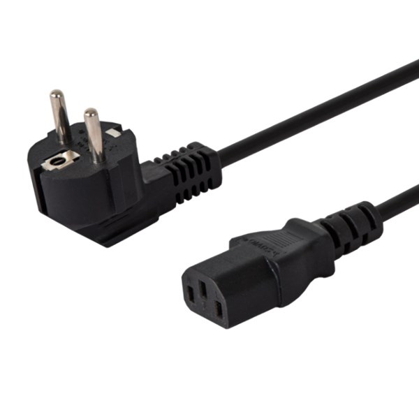 Kabel SAVIO CL-98 C13 - Shuko, 1,8m, czarny