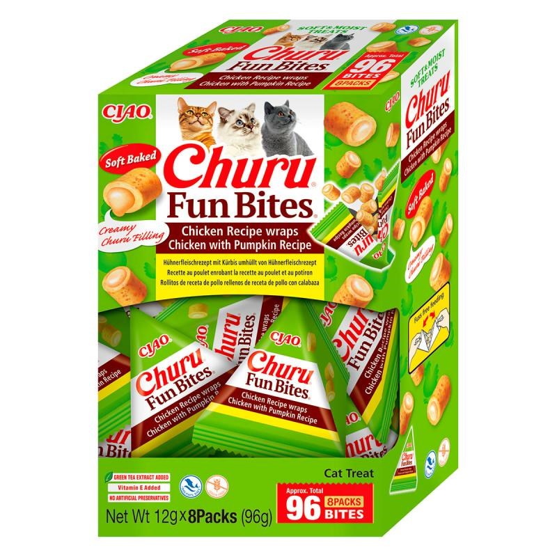 INABA CAT FUN BITES Chicken & Pumpkin 96g