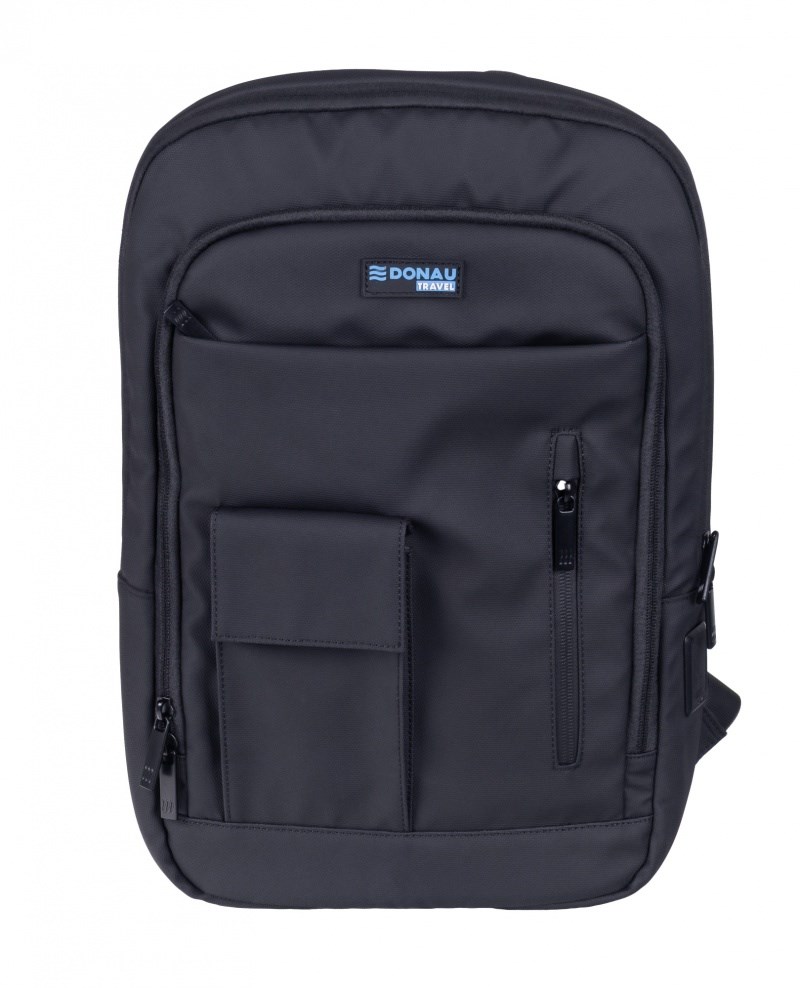 DONAU TRAVEL Plecak Rome, 13,3", 9l, czarny — zdjęcie 1 z 8