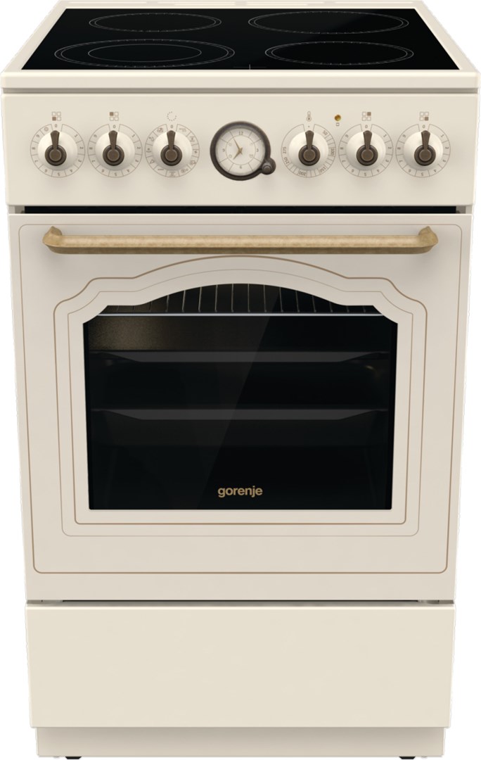Kuchnia GORENJE GECS5B70CLI - Kość słoniowa — zdjęcie 1 z 8