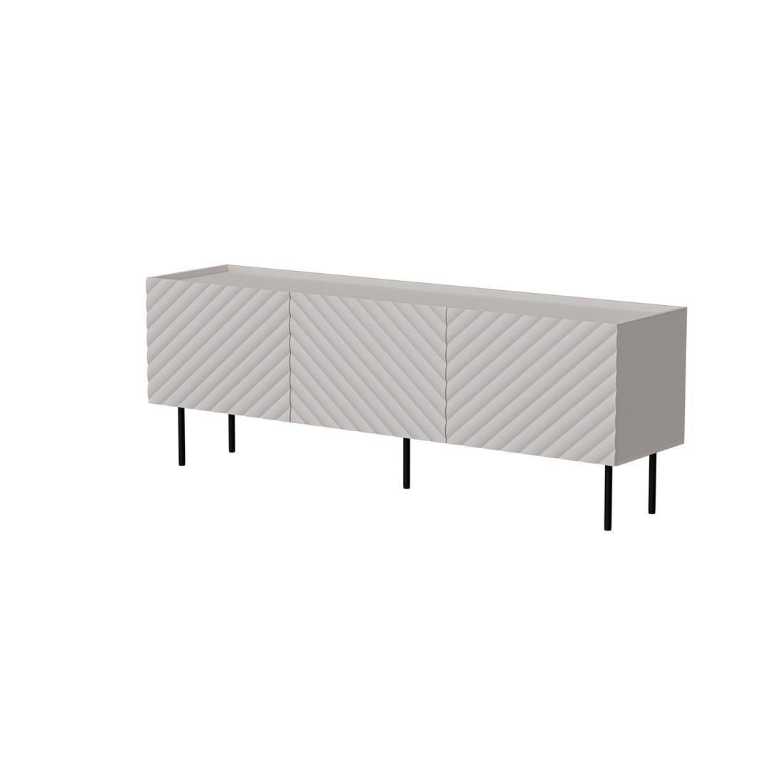 Szafka RTV 3D LUCCA 165x40x59 kaszmir — zdjęcie 1 z 4