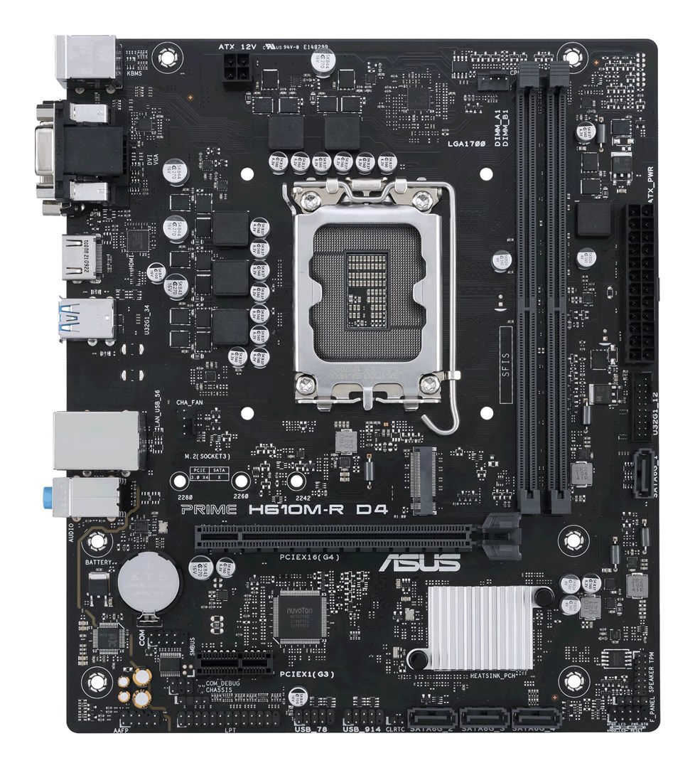 Płyta główna Asus PRIME H610M-R D4-SI LGA 1700 — zdjęcie 1 z 6