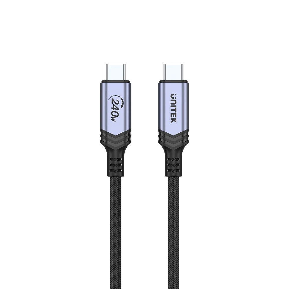 UNITEK KABEL USB-C 3.1, 240W, 2M — zdjęcie 1 z 3