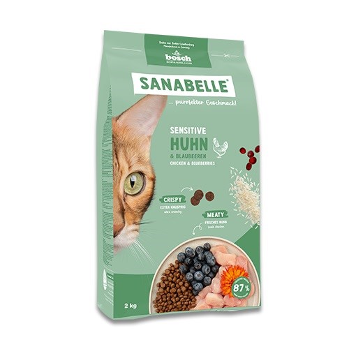 BOSCH Sanabelle Sensitive z drobiem 2kg — zdjęcie 1 z 4