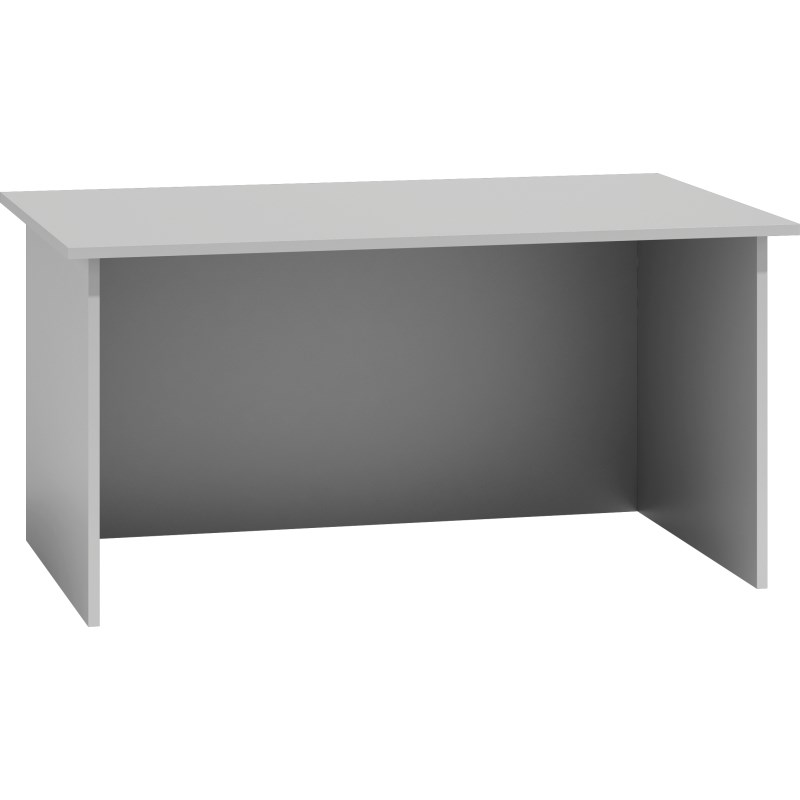BIURKO STANDARD BIAŁY - Laminat, Samoassembly — zdjęcie 1 z 4