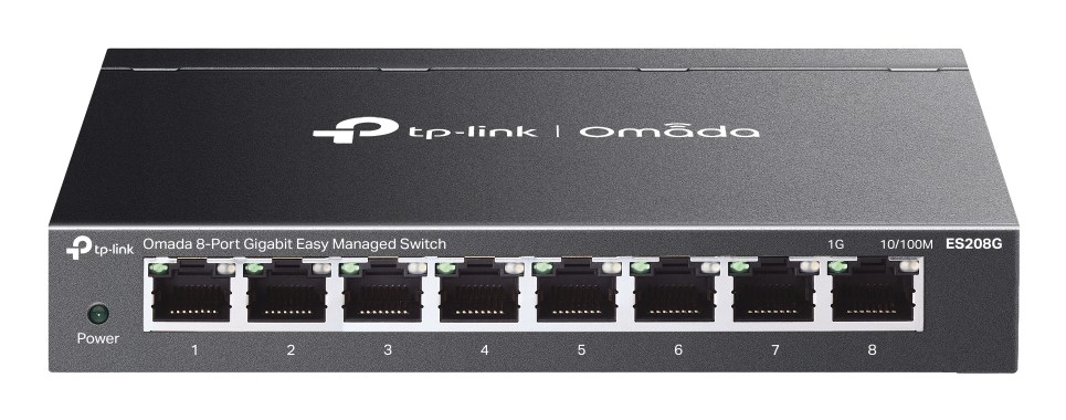 Switch TP-LINK ES208G - Czarny, LED — zdjęcie 1 z 5