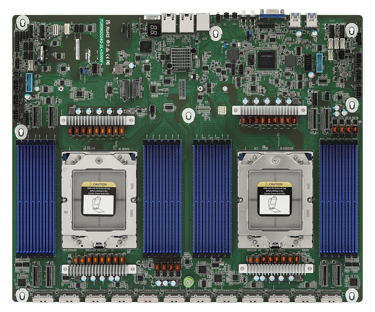 Płyta główna ASRock TURIN2D24G-2L+ AMD EPYC 9004 — zdjęcie 1 z 4