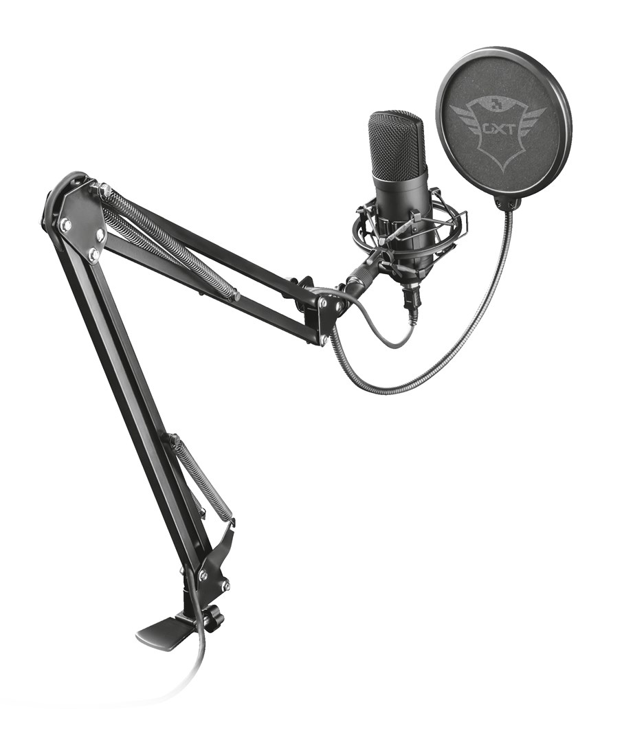 Mikrofon TRUST Emita 22400 Black - Zasilanie USB — zdjęcie 1 z 5