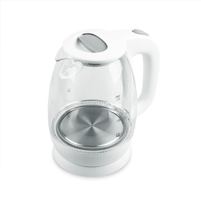 Czajnik elektryczny szklany 1,7L 2200W MR-063-WHITE MAESTRO — zdjęcie 1 z 6