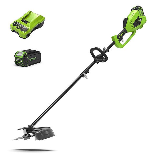GREENWORKS GD40BCK4 - Kosa/Podkaszarka 40V + Akumulator 4Ah — zdjęcie 1 z 4
