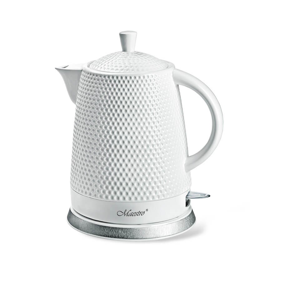 Czajnik elektryczny ceramiczny 1,5L 1500W MR-069-WHITE MAESTRO — zdjęcie 1 z 5