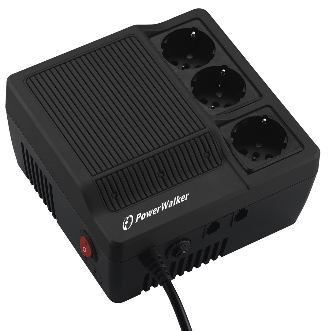 Regulator napięcia AVR POWER WALKER AVR1000 - Czarny — zdjęcie 1 z 2