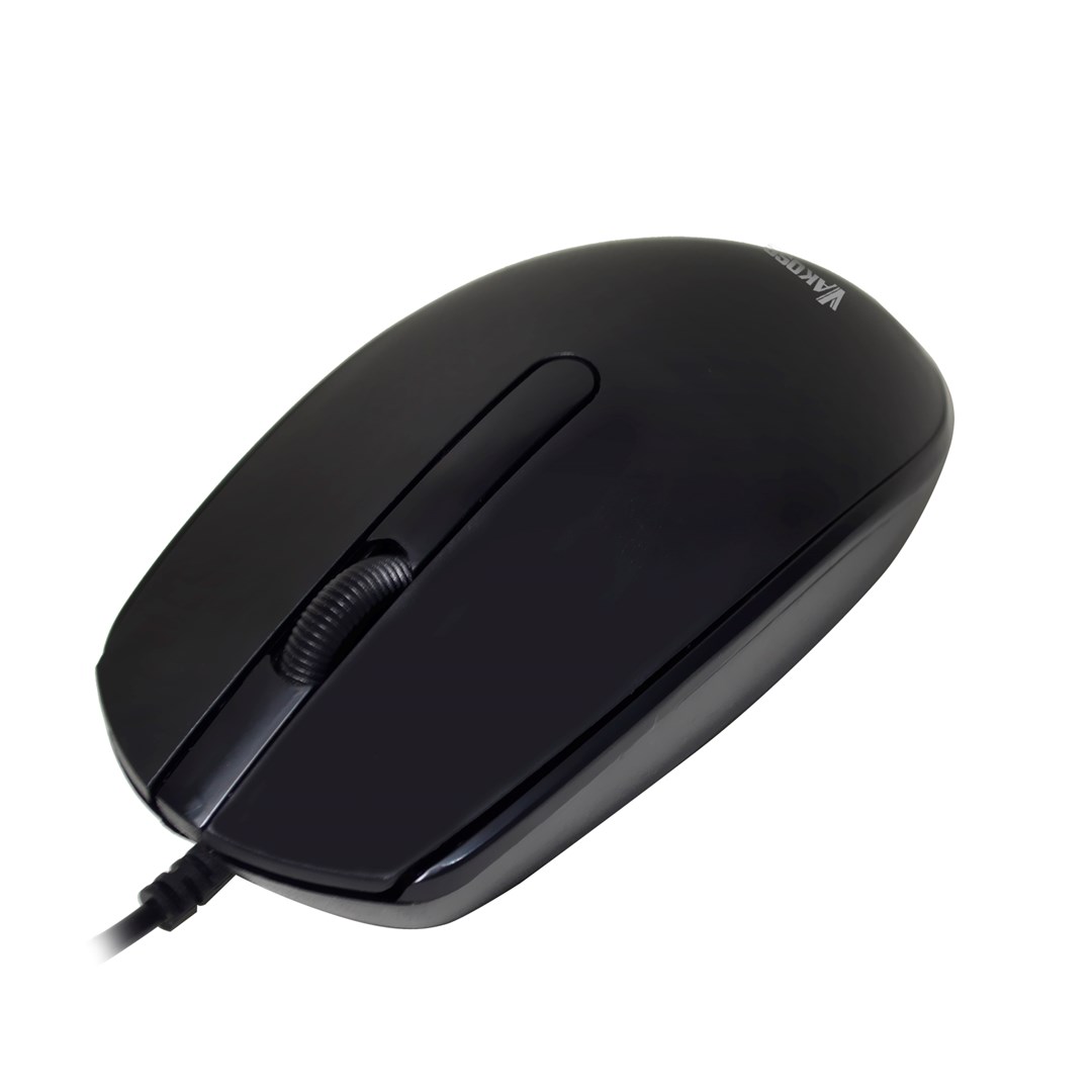Mysz VAKOSS TM-481UK Optyczna 1200 DPI Czarna — zdjęcie 1 z 2