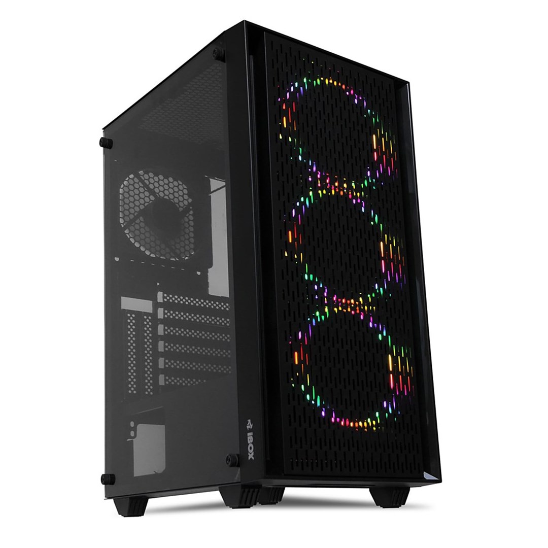 IBOX OBUDOWA ATX CETUS 903 - Wielokolorowe Podświetlenie — zdjęcie 1 z 8