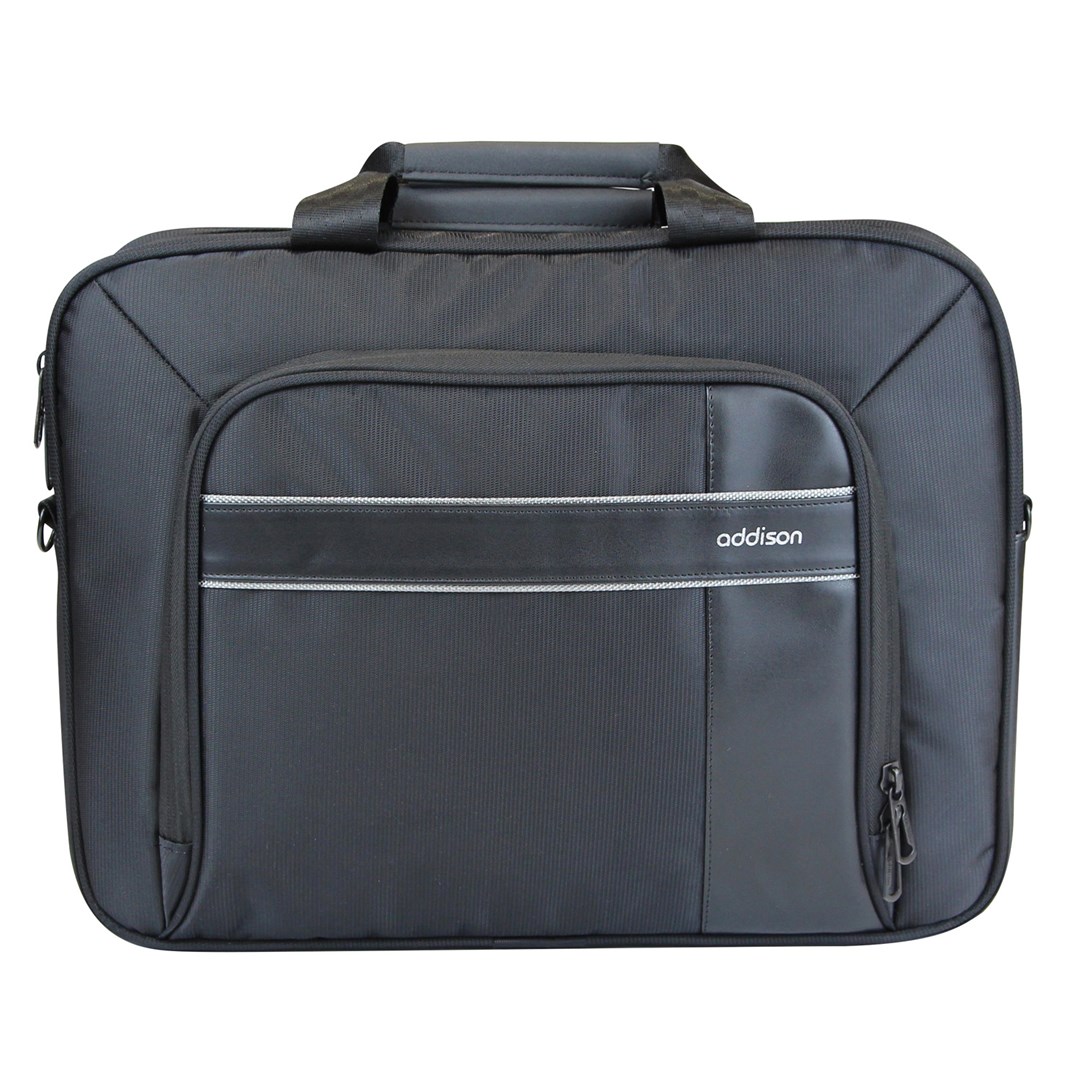Torba na laptopa Addison Cornell 14,1" czarna — zdjęcie 1 z 8