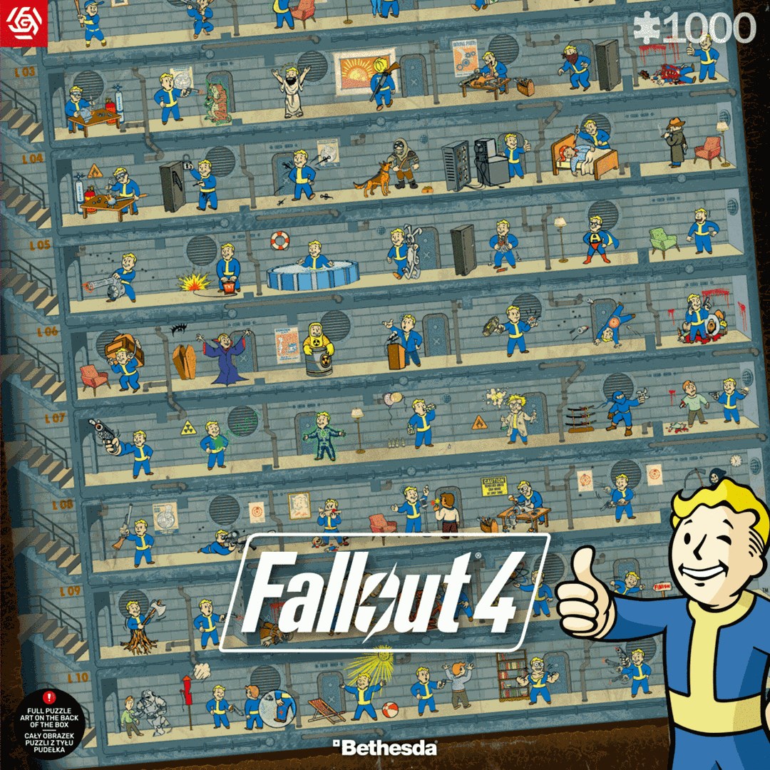 Puzzle Good Loot: Fallout 4 Perk Poster 1000 elementów — zdjęcie 1 z 6