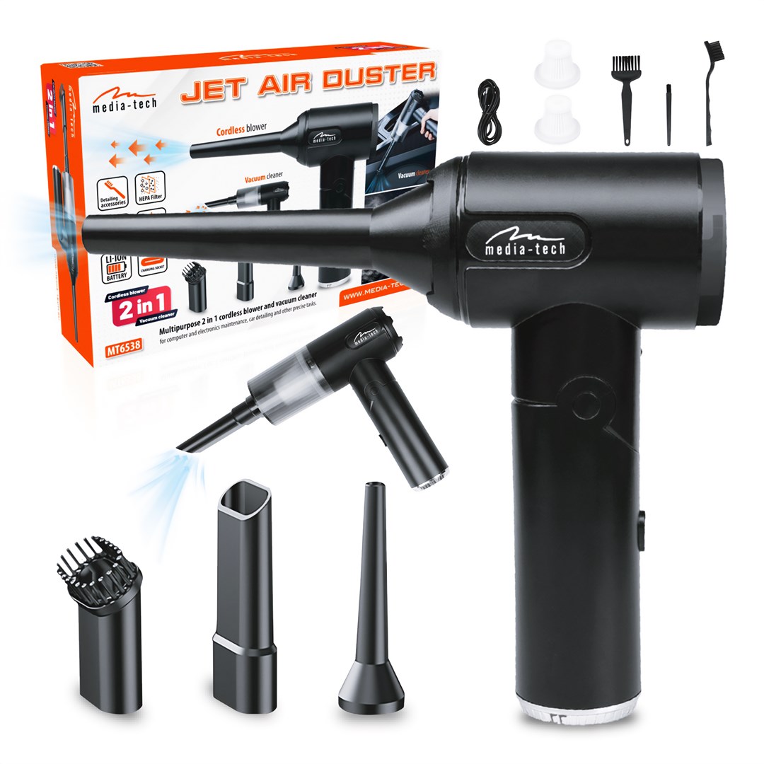 MEDIA-TECH DMUCHAWA 2W1 JET AIR DUSTER MT6538 — zdjęcie 1 z 8