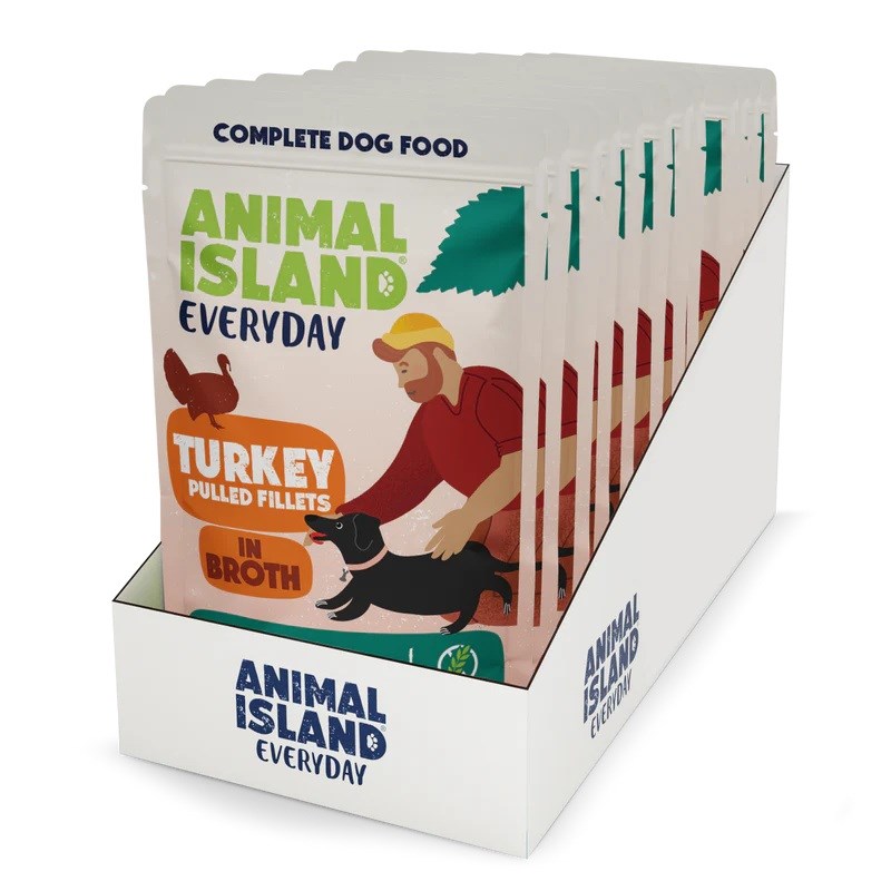 ANIMAL ISLAND indyk fileciki w rosole 10x150g — zdjęcie 1 z 3
