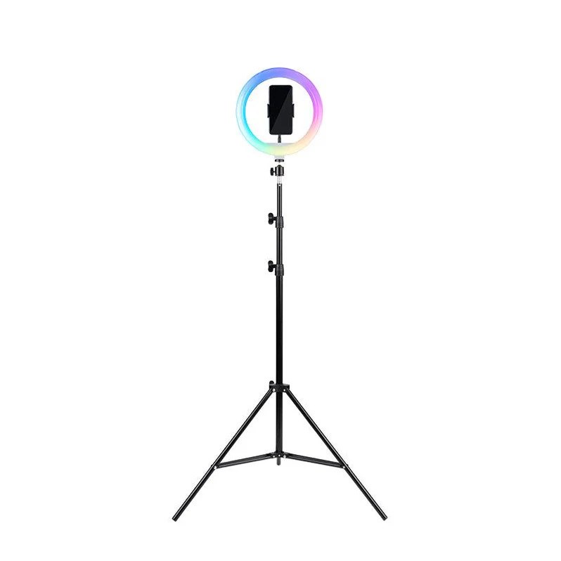 Tripod Havit ST7026 z pierścieniem świetlnym RGB (czarny) — zdjęcie 1 z 4