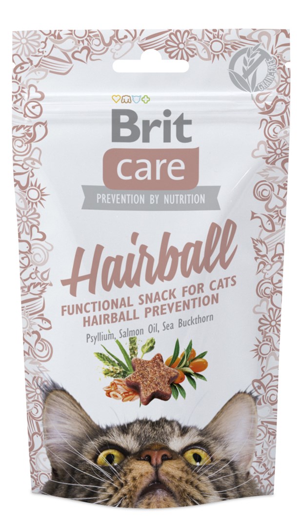 BRIT Care Cat Snack Hairball - 50 g