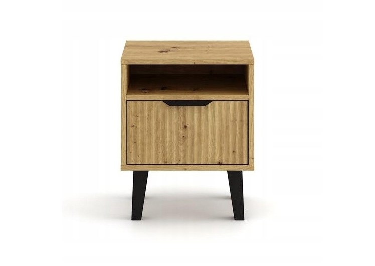 STOLIK NOCNY SCANDI 1S SLIM DĄB ARTISAN — zdjęcie 1 z 5