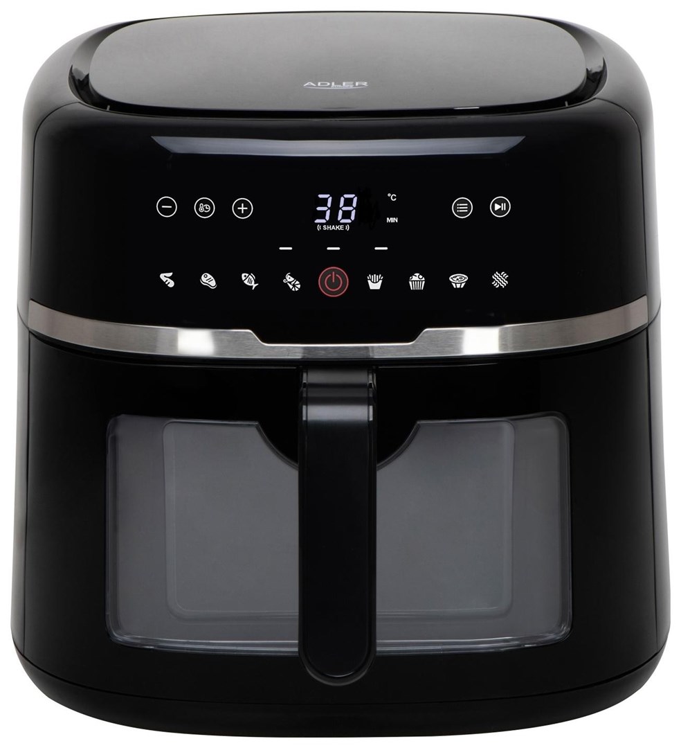 Frytkownica beztłuszczowa ADLER AD 6318, 8 l, 9 programów, LED — zdjęcie 1 z 8