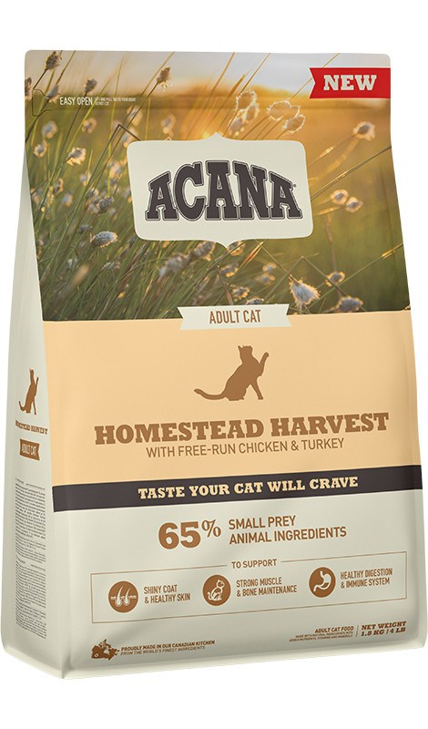 ACANA Homestead Harvest 1.8kg dla kotów — zdjęcie 1 z 3